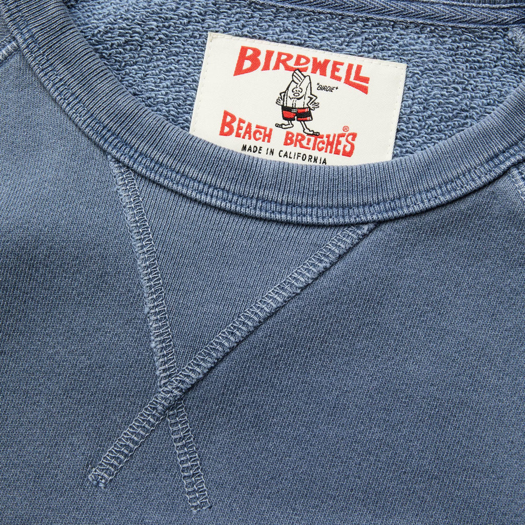 Indigo Garment Dyed Raglan Crew H602