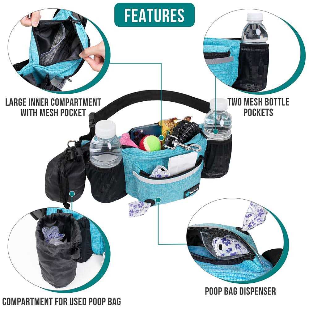 Dog Treat Pouch with Poop Bag Dispenser F6196