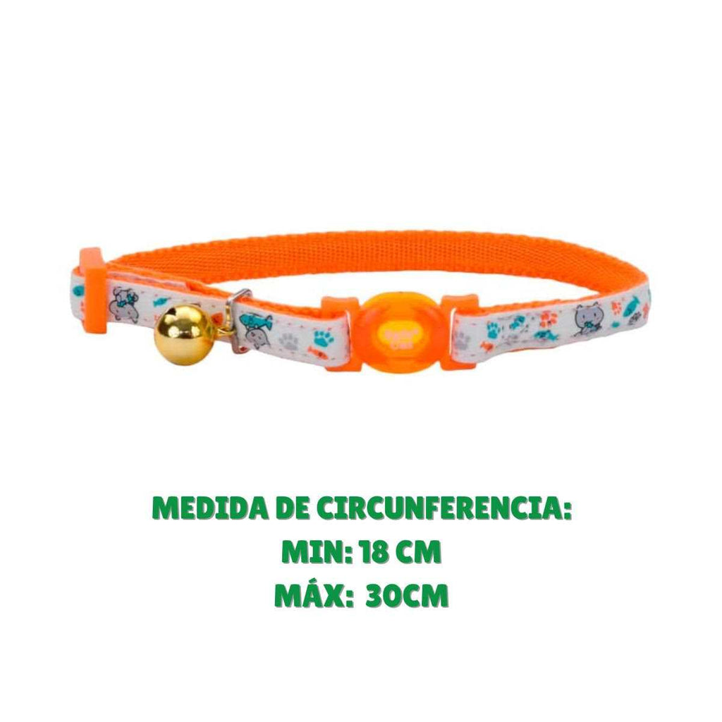 Glow in The Dark Adjustable Breakaway Cat Collar Y7043