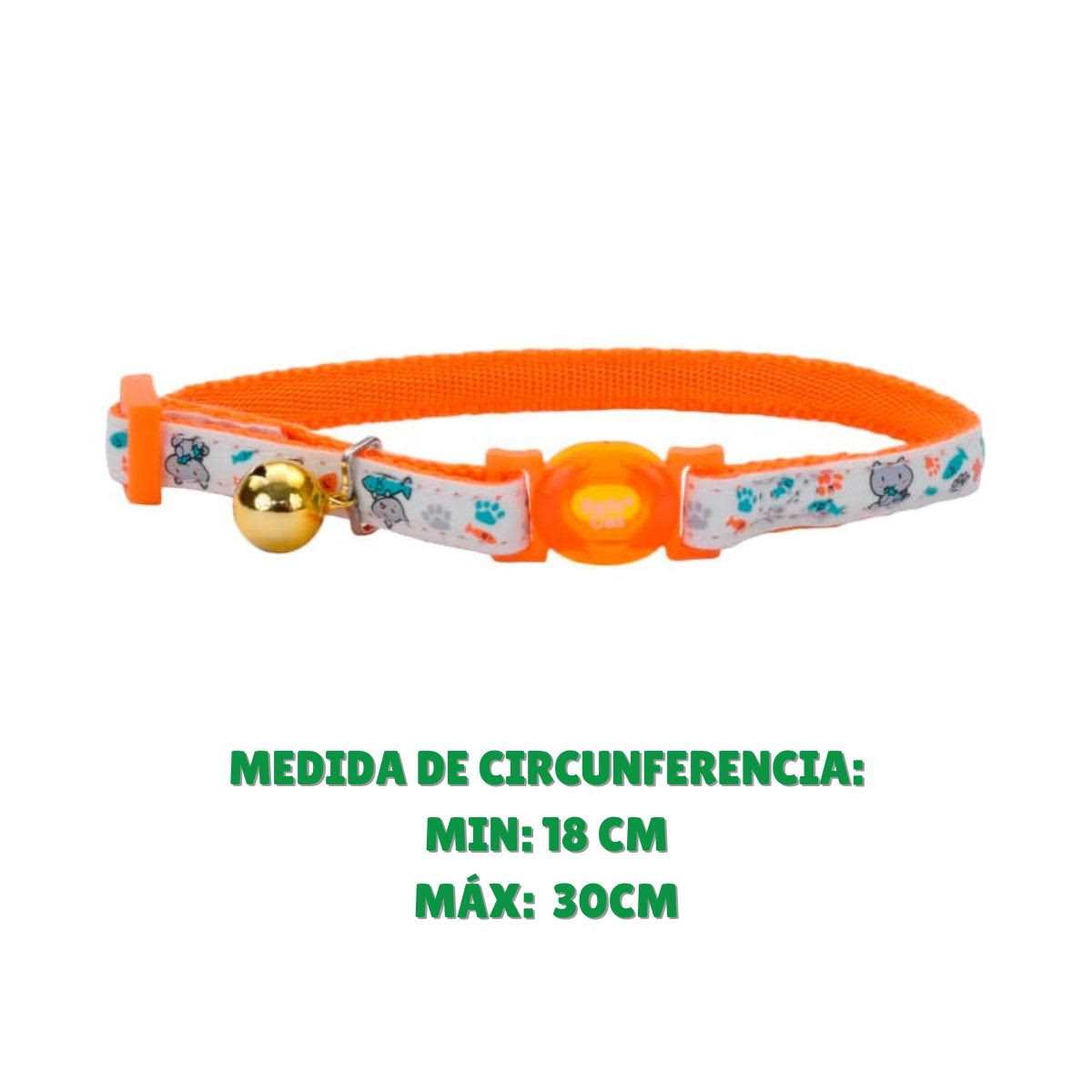 Glow in The Dark Adjustable Breakaway Cat Collar Y7043